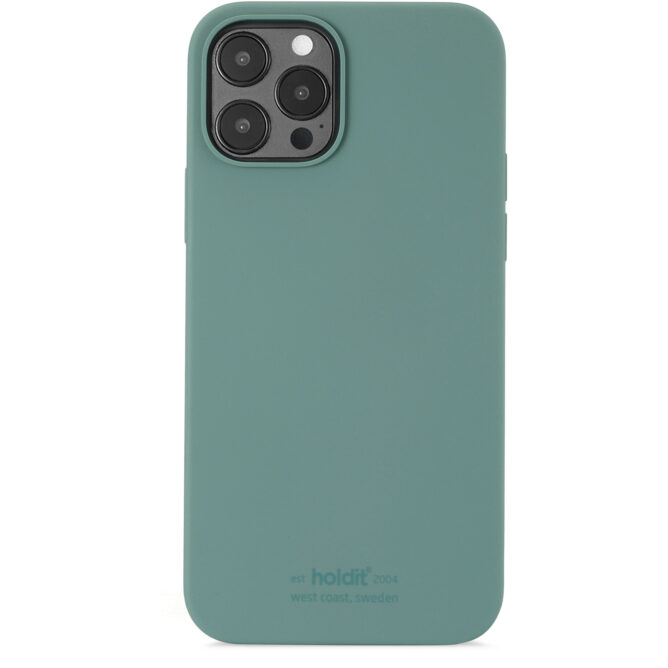 iPhone 12 Pro Max Case Silicone Moss Green