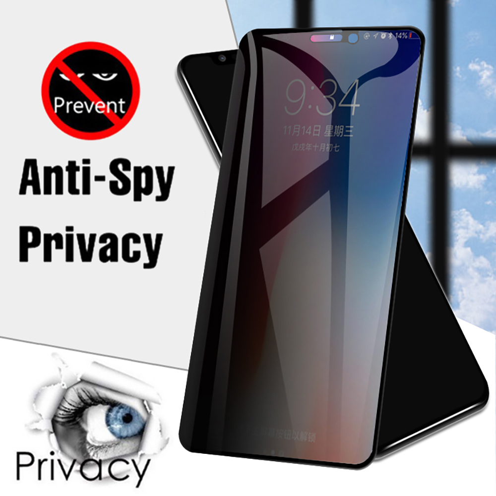 iPhone 12 Pro Max Heltäckande Privacy Härdat Glas Skärmskydd