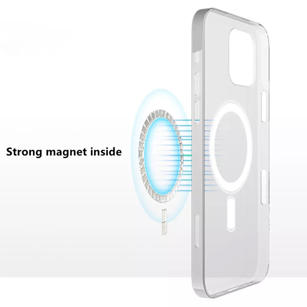 iPhone 13 Mini Silikonskal med Magnet Marigold