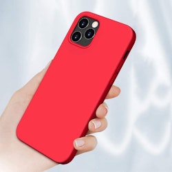 Mobilskal i Silikon för iPhone 13 Pro Röd