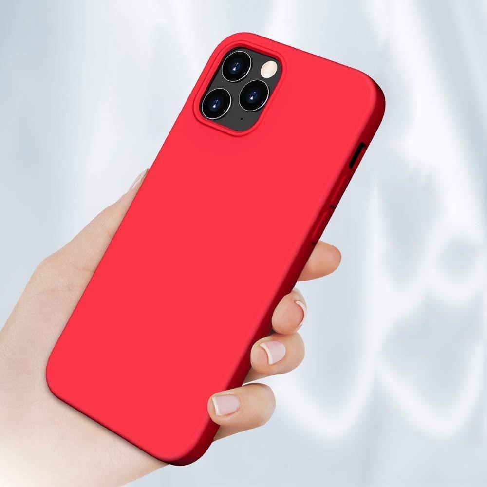 iPhone 12/12 Pro MC silikonskal Röd