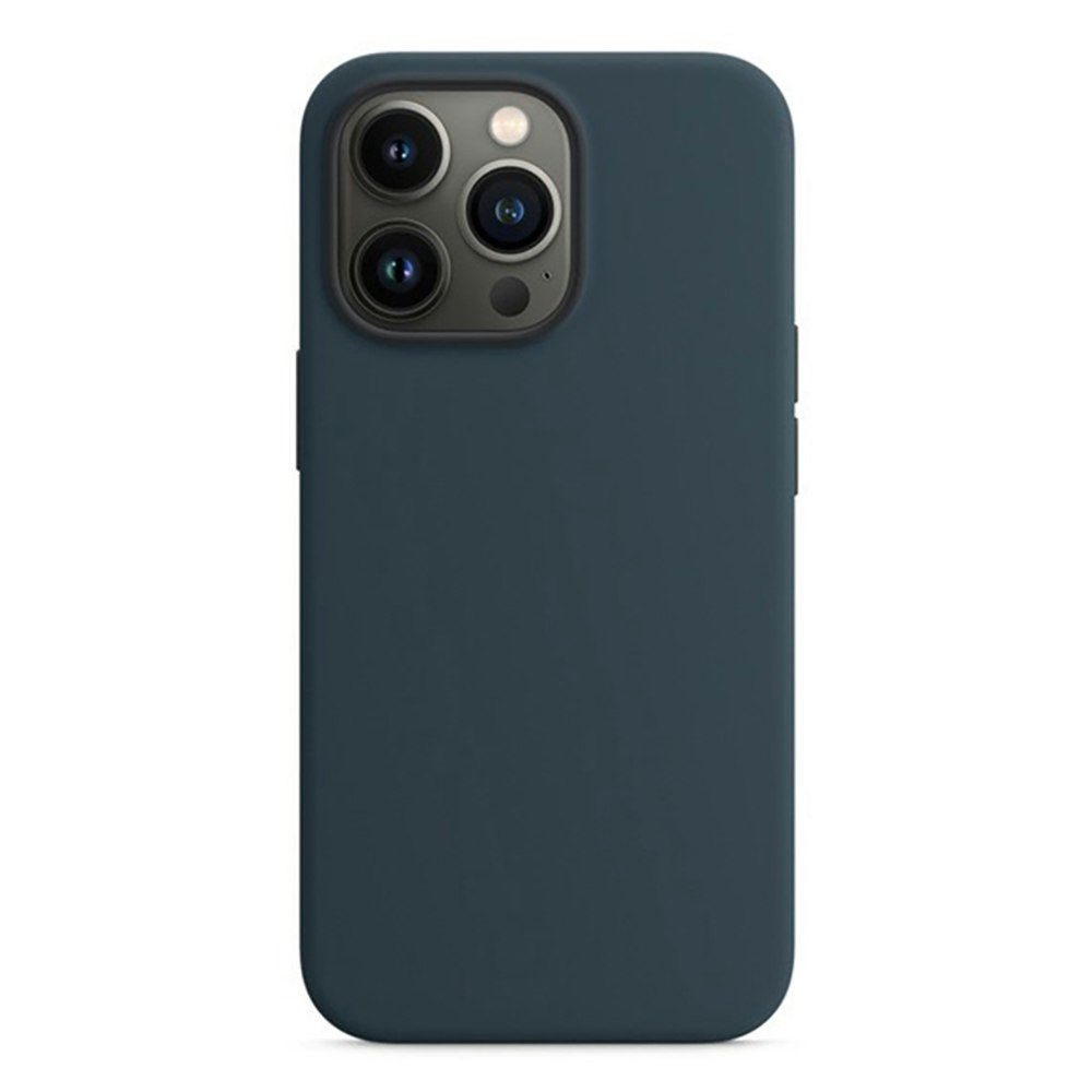 iPhone 12 Pro Max Silikonskal med Magnet Abyss Blue