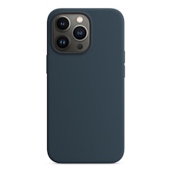 iPhone 12 Pro Max Silikonskal med Magnet Abyss Blue