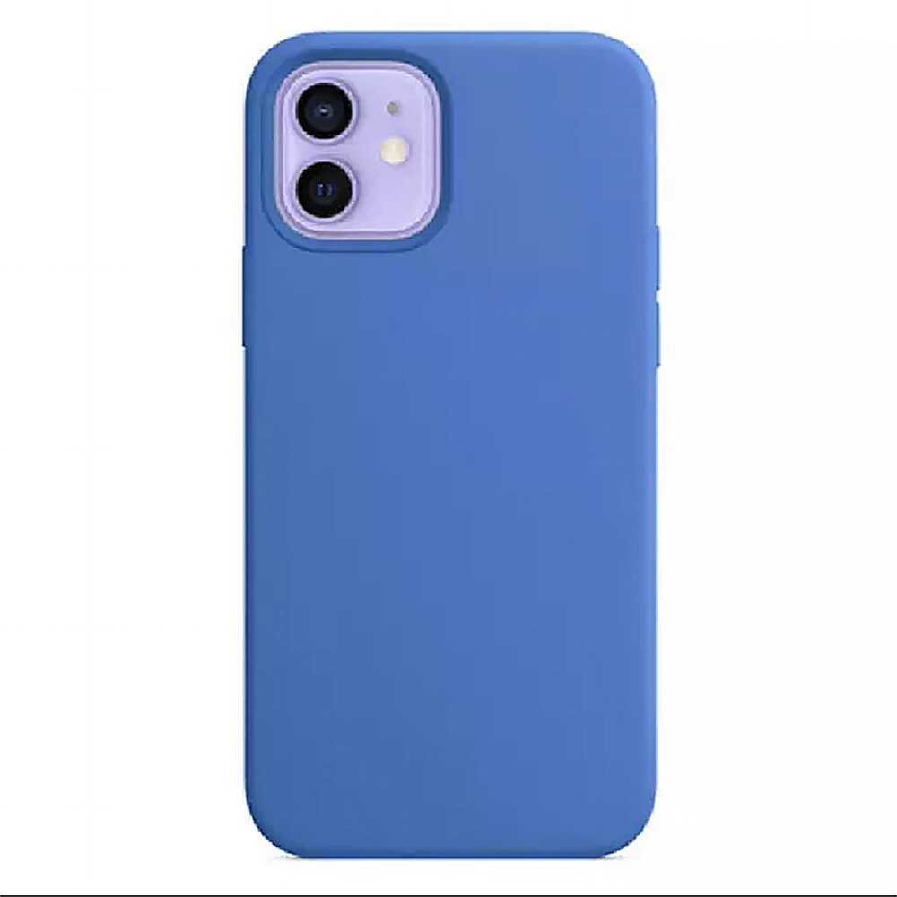 iPhone 12 Pro Max Silikonskal med Magnet Blue Jay