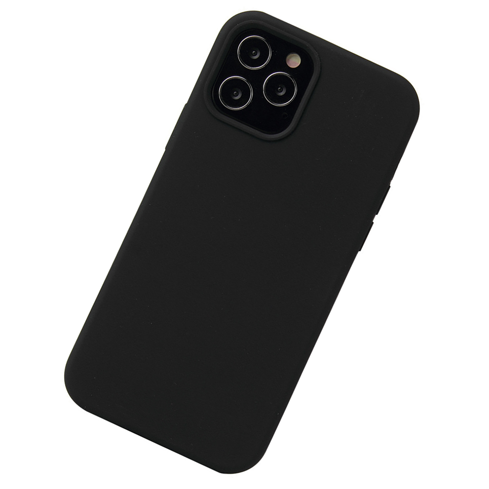 iPhone 12/12Pro MC silikonskal i svart färg