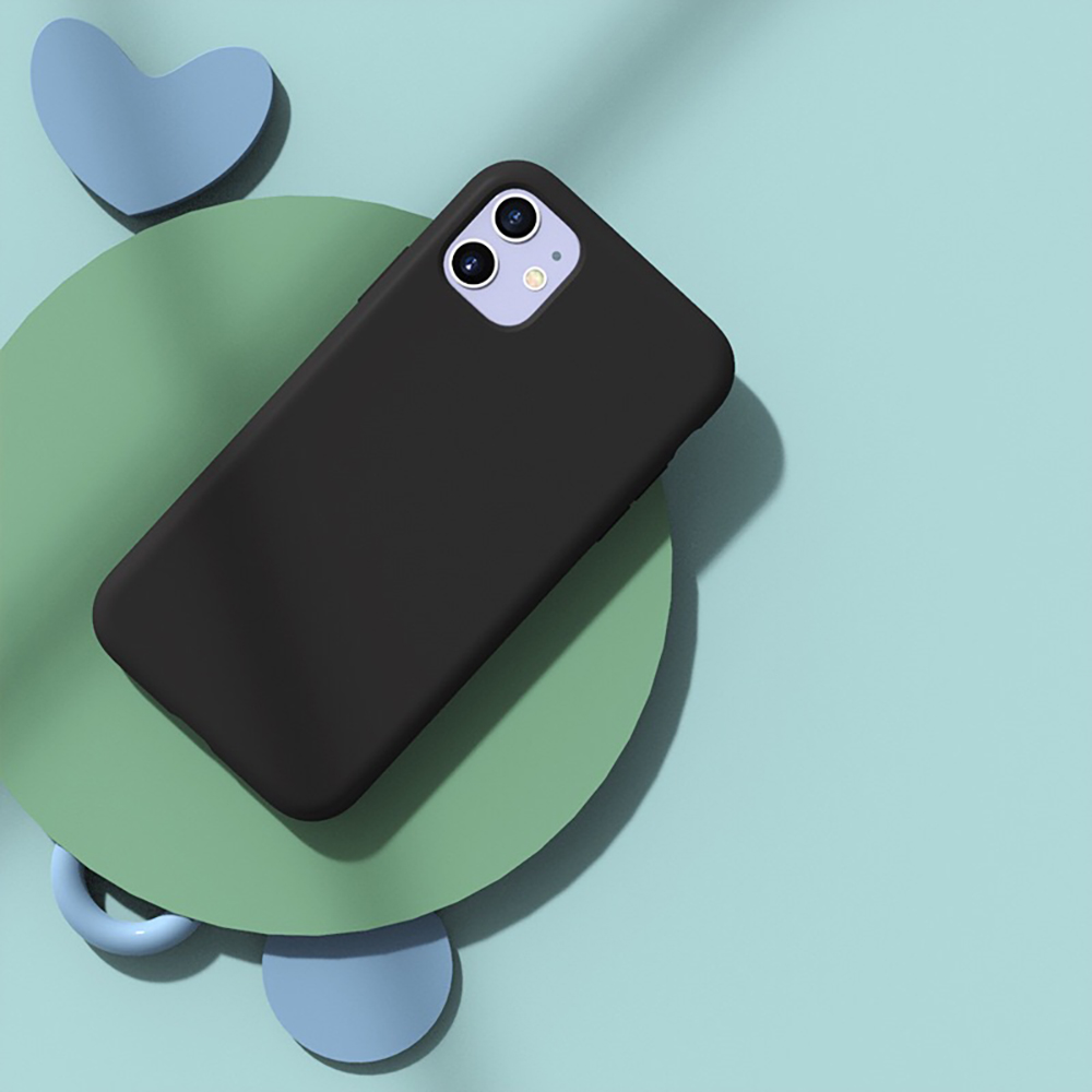 iPhone 13 Pro Max Silikonskal i svart färg