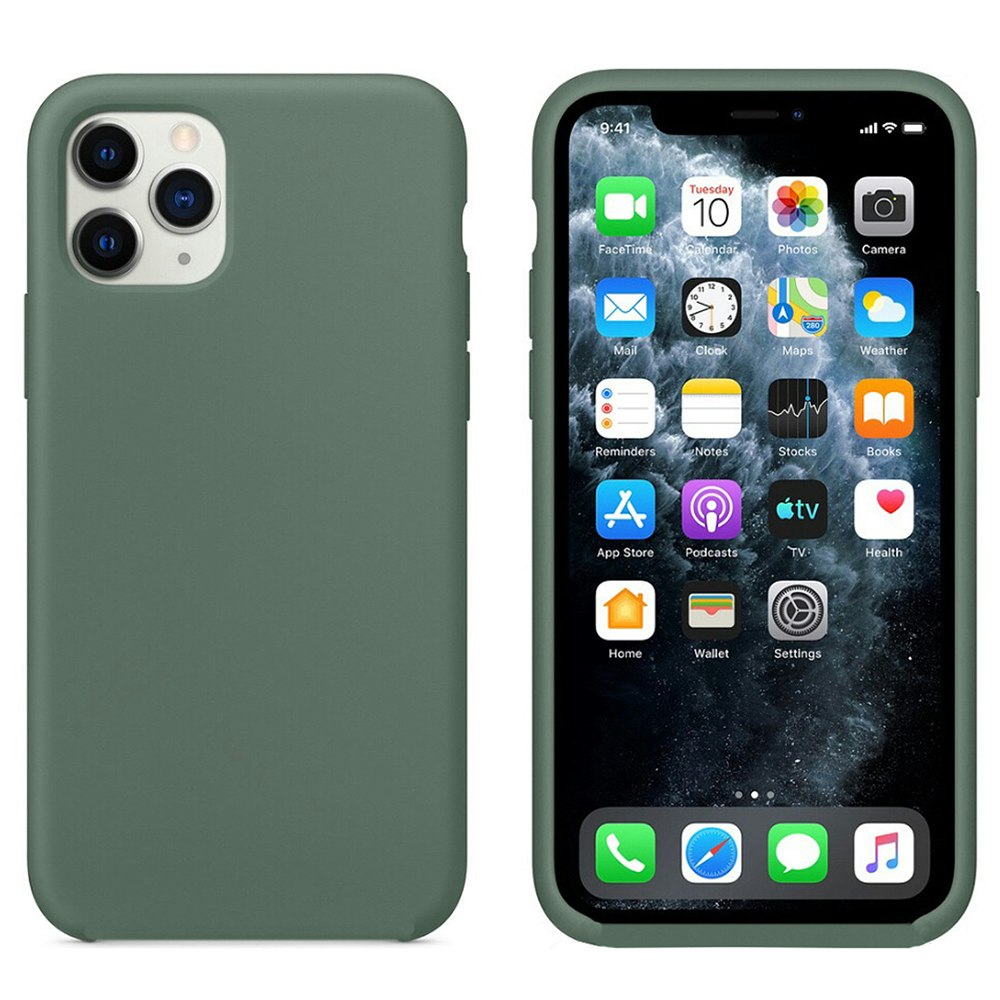 iPhone 11/XR MC silikonskal Moss Green