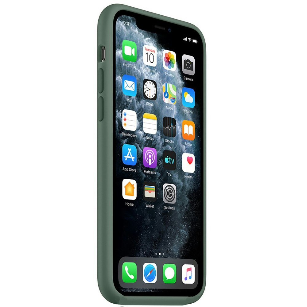 iPhone 11/XR MC silikonskal Moss Green