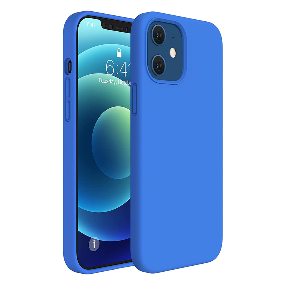 iPhone 13 MC Silikonskal blå