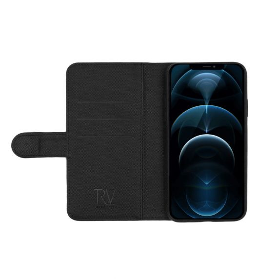 iPhone 14 Pro RV Wallet Case Magnet Black