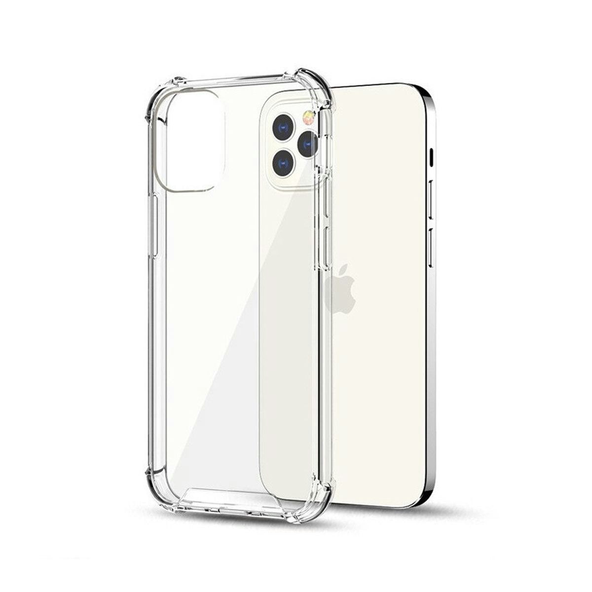 iPhone 14 Pro Max Shockproof Silicone Case Transparent