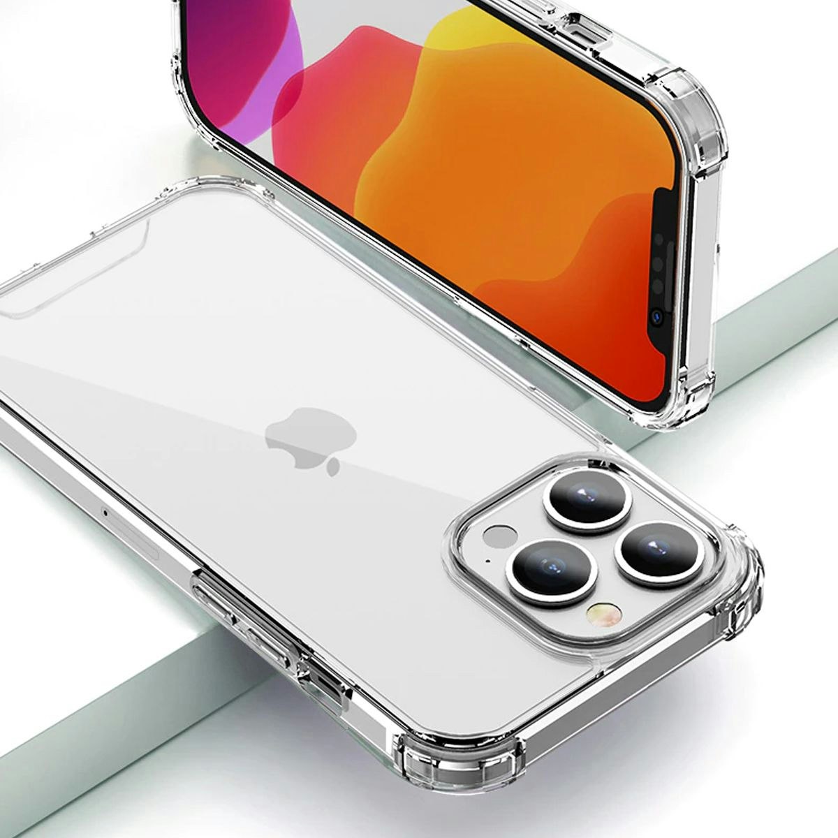 iPhone 14 Shockproof Silicone Case Transparent