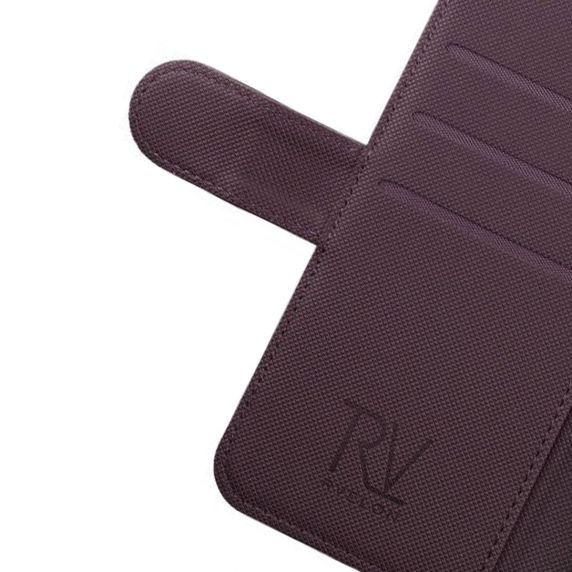 iPhone 13 RV Wallet Case Magnet Dark Cherry