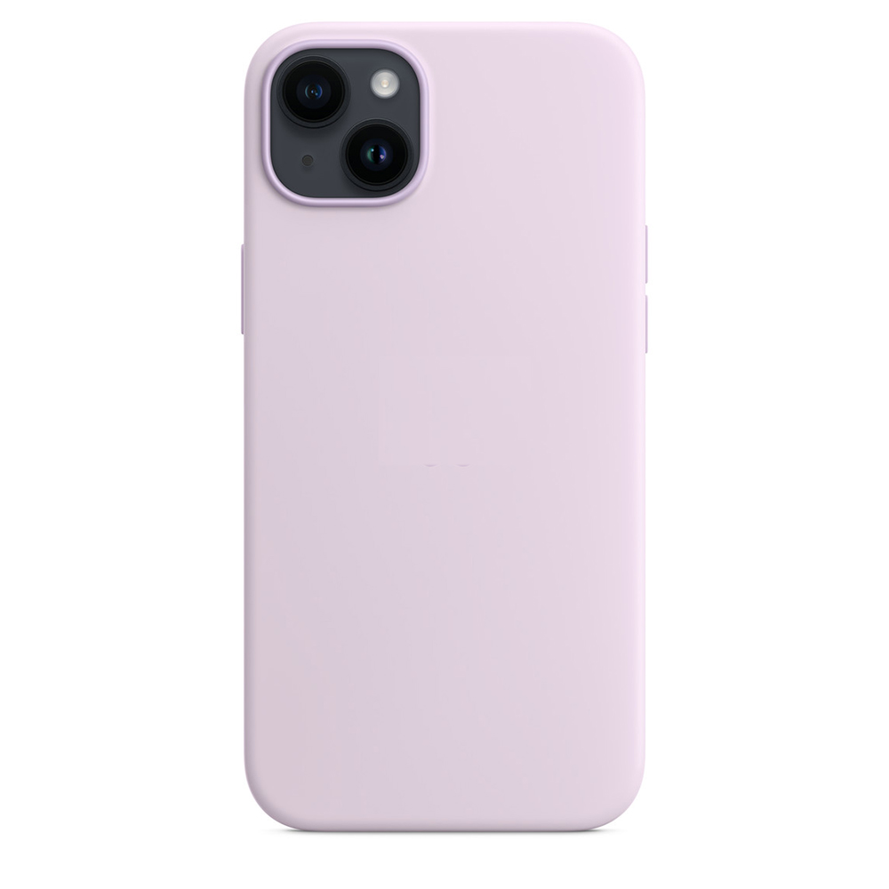 iPhone 14 Plus Silikonskal med MagSafe - syrenblå
