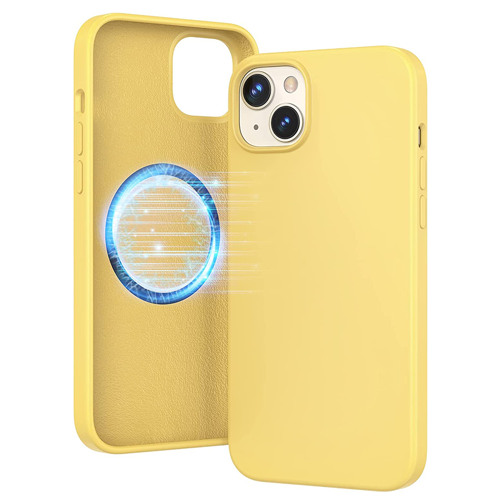 iPhone 14 Silikonskal med MagSafe - solsken