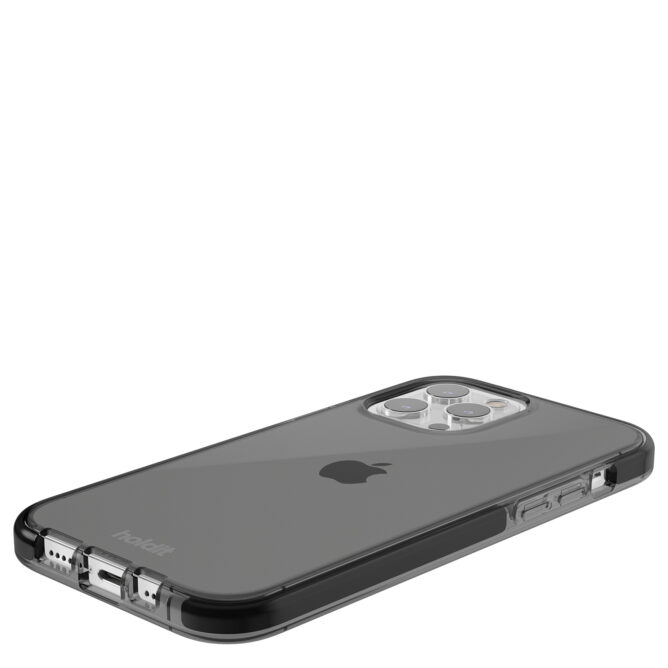 iPhone 14 Pro Max Holdit mobilskal Seethru Svart