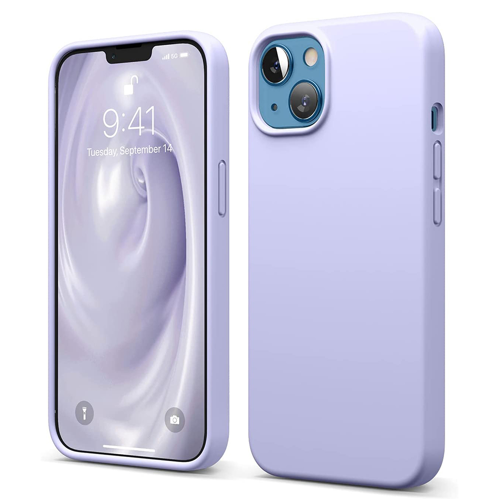 iPhone 14 Plus MC Silikonskal Lavender