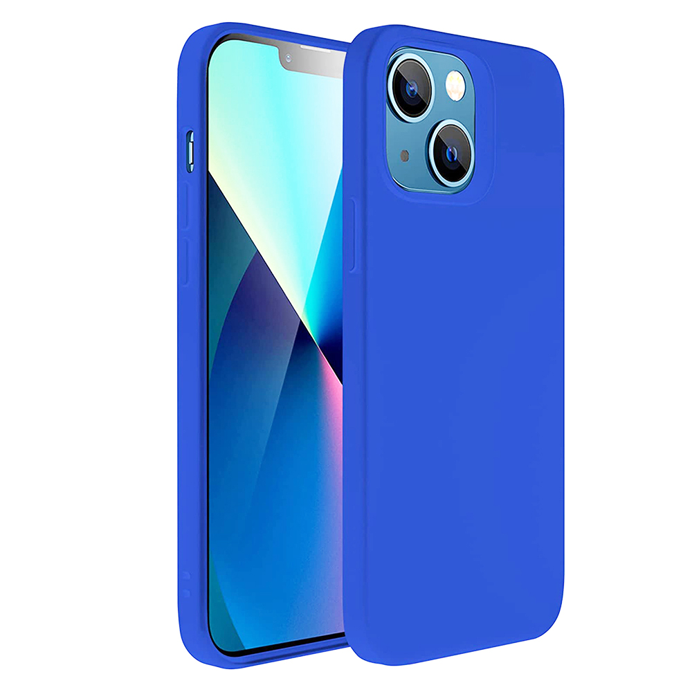 iPhone 14 Plus MC Silikonskal i Blå färg