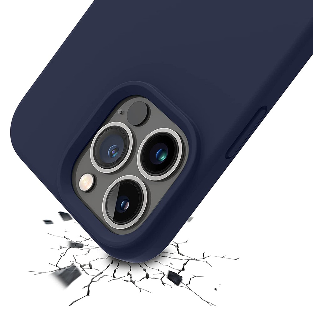 iPhone 14 Pro MC Silikonskal midnight blue