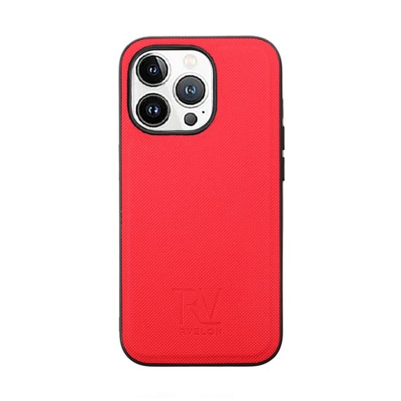 iPhone 14 Pro Max Plånboksfodral Magnet Rvelon - Röd