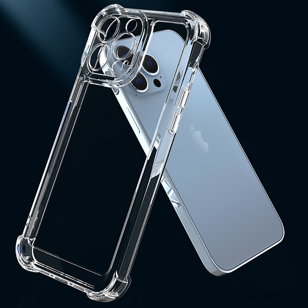 iPhone 13 Pro silikonskal med kameraskydd - transparent