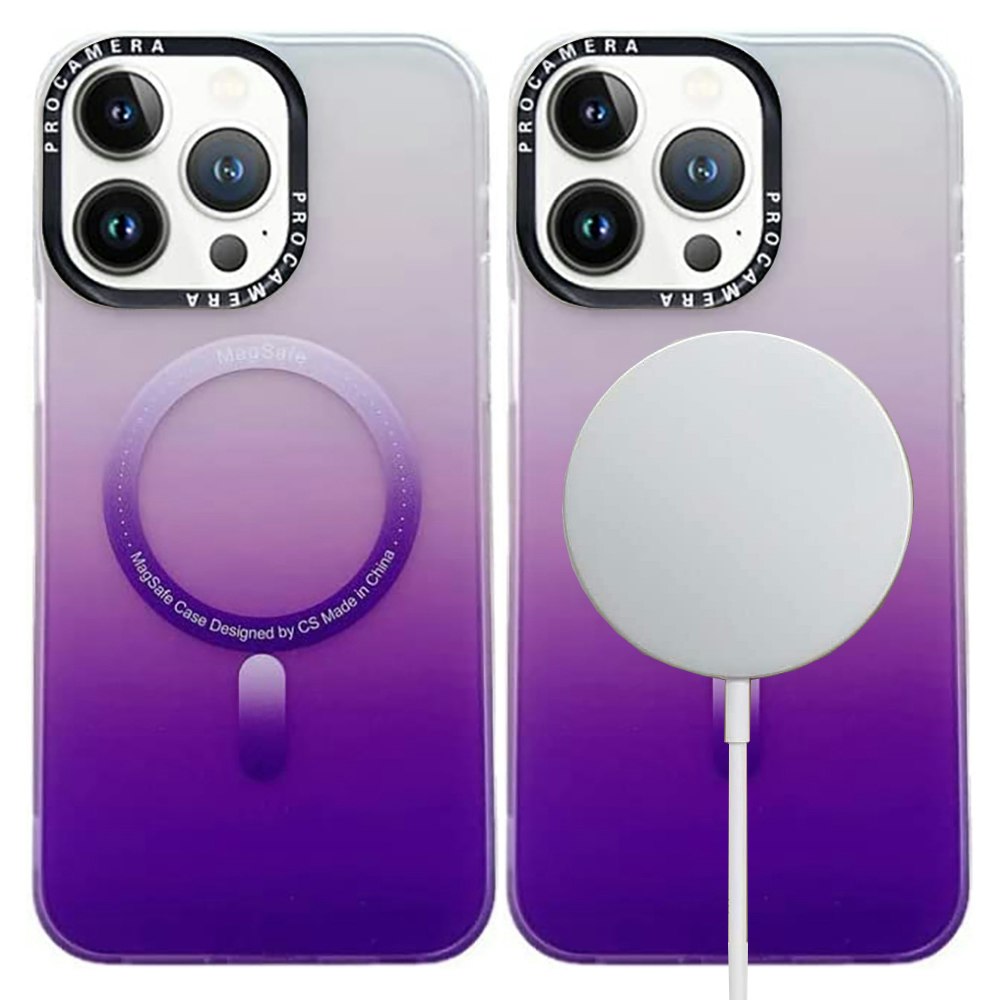 iPhone 14 Pro Mobilskal med MagSafe - Frostat Lila