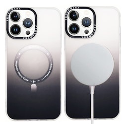 iPhone 14 Pro Stöttåligt Skal med MagSafe - Frostat Svart