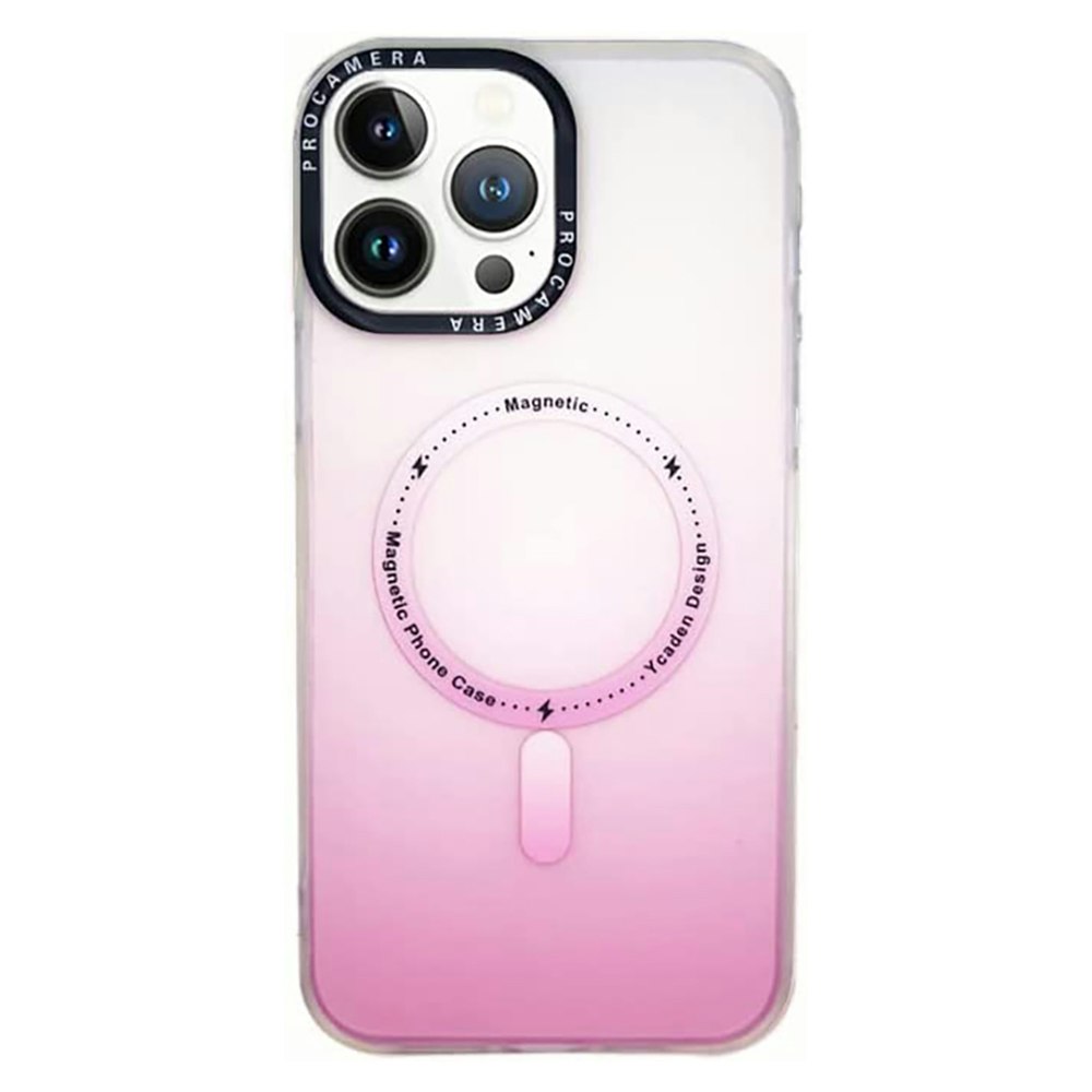 iPhone 14 Pro Stöttåligt Skal med MagSafe - Frostat Rosa