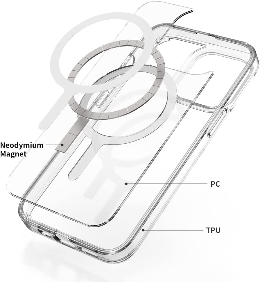 iPhone 14 Plus Stöttåligt Skal med MagSafe - Frostat Blå