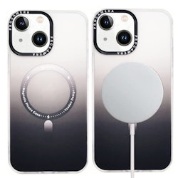 iPhone 13 Stöttåligt Skal med MagSafe - Frostat Svart