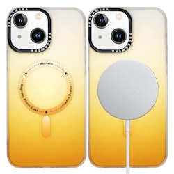 iPhone 13 Stöttåligt Skal med MagSafe - Frostat Gul