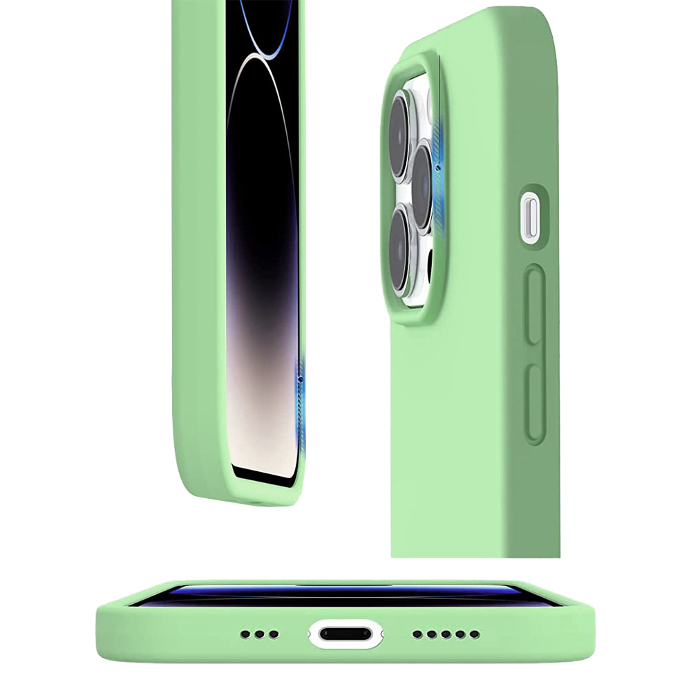 iPhone 14 Pro Max MC Silikonskal Mint
