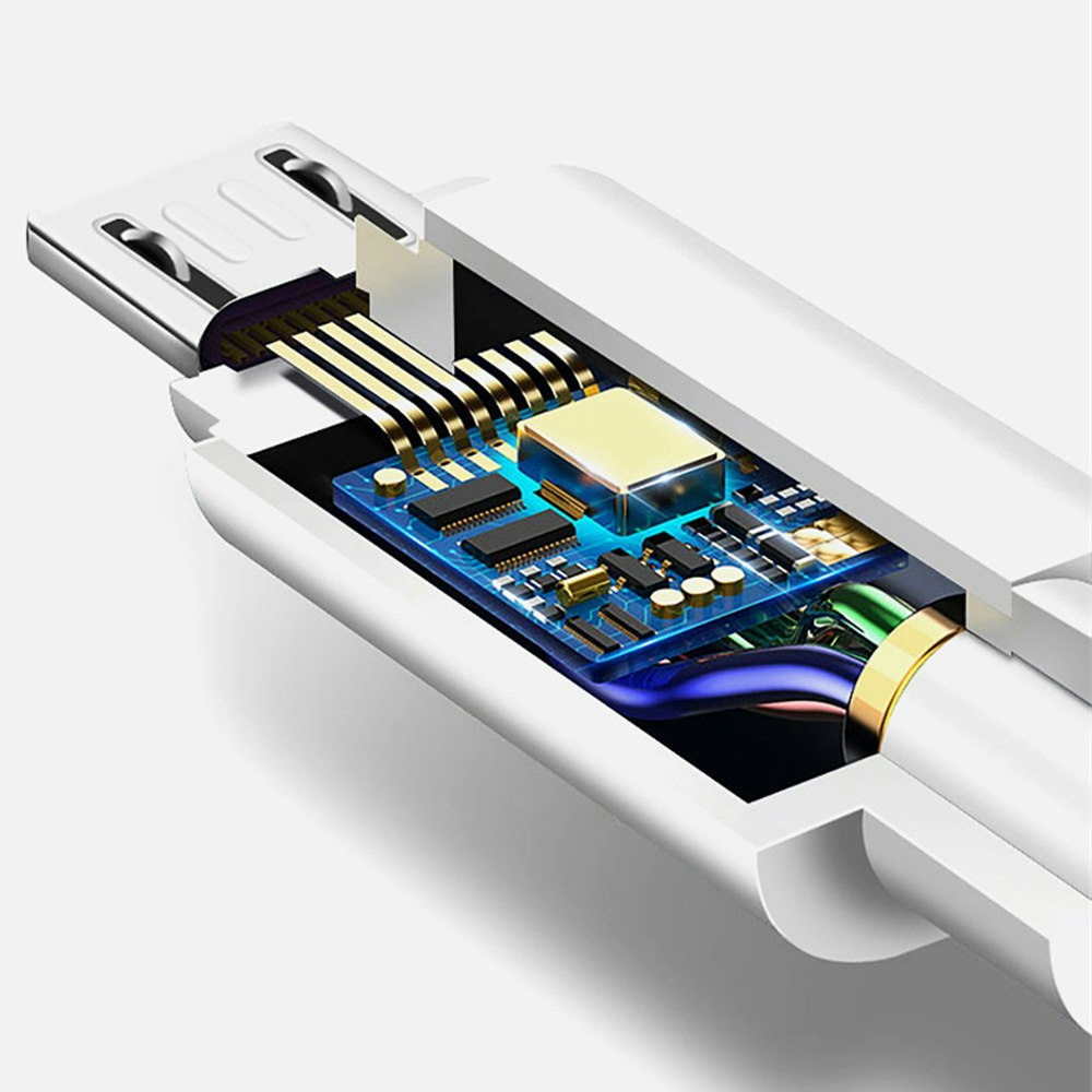 iPhone USB-A till LIGHTNING KABEL 1M VIT