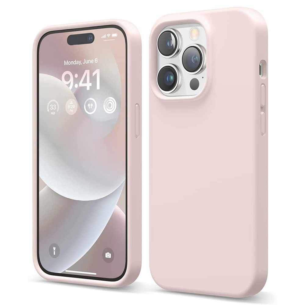 iPhone 15 Pro Max MC Silikonskal Blush Pink