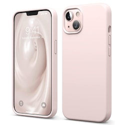 iPhone 15 MC Silikonskal Blush Pink