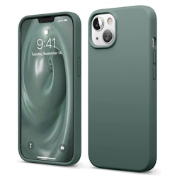 iPhone 15 MC Silikonskal Moss Green