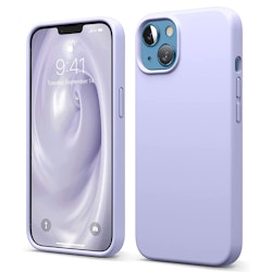 iPhone 15 MC Silikonskal Lavender
