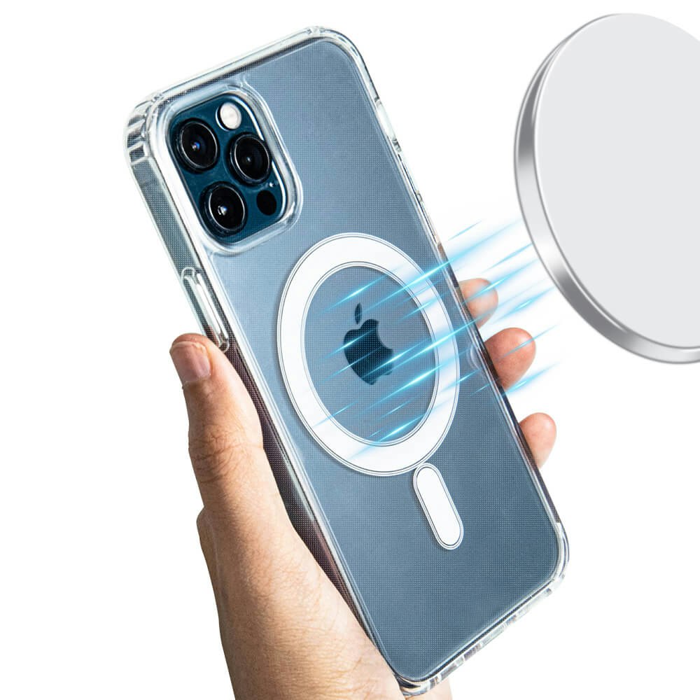 iPhone 11 Pro Clear PC Magnetic Wireless Charging Case Transparent