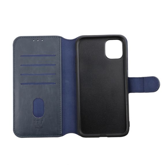 iPhone 12/12 Pro RV Wallet Case Magnet Abyss Blue