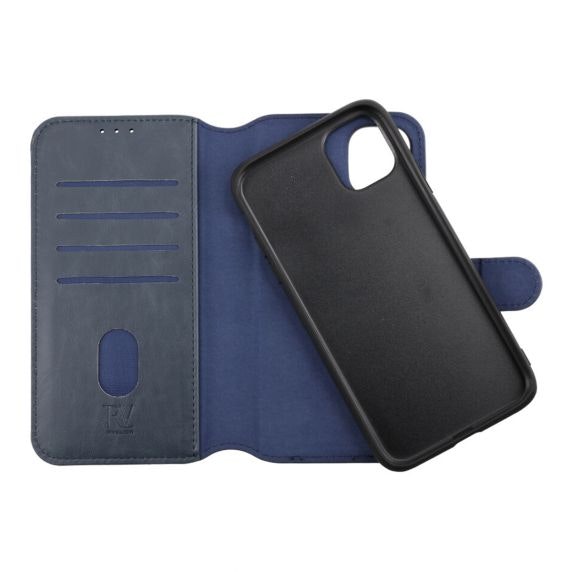 iPhone 12/12 Pro RV Wallet Case Magnet Abyss Blue