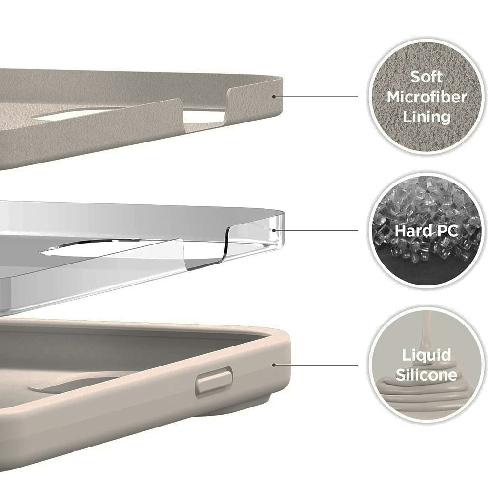 iPhone 12-12 Pro MC Silikonskal Pebble