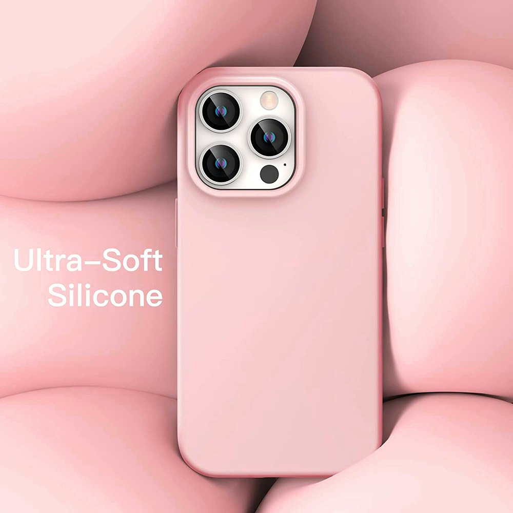 iPhone 15 MC Silikonskal Pink