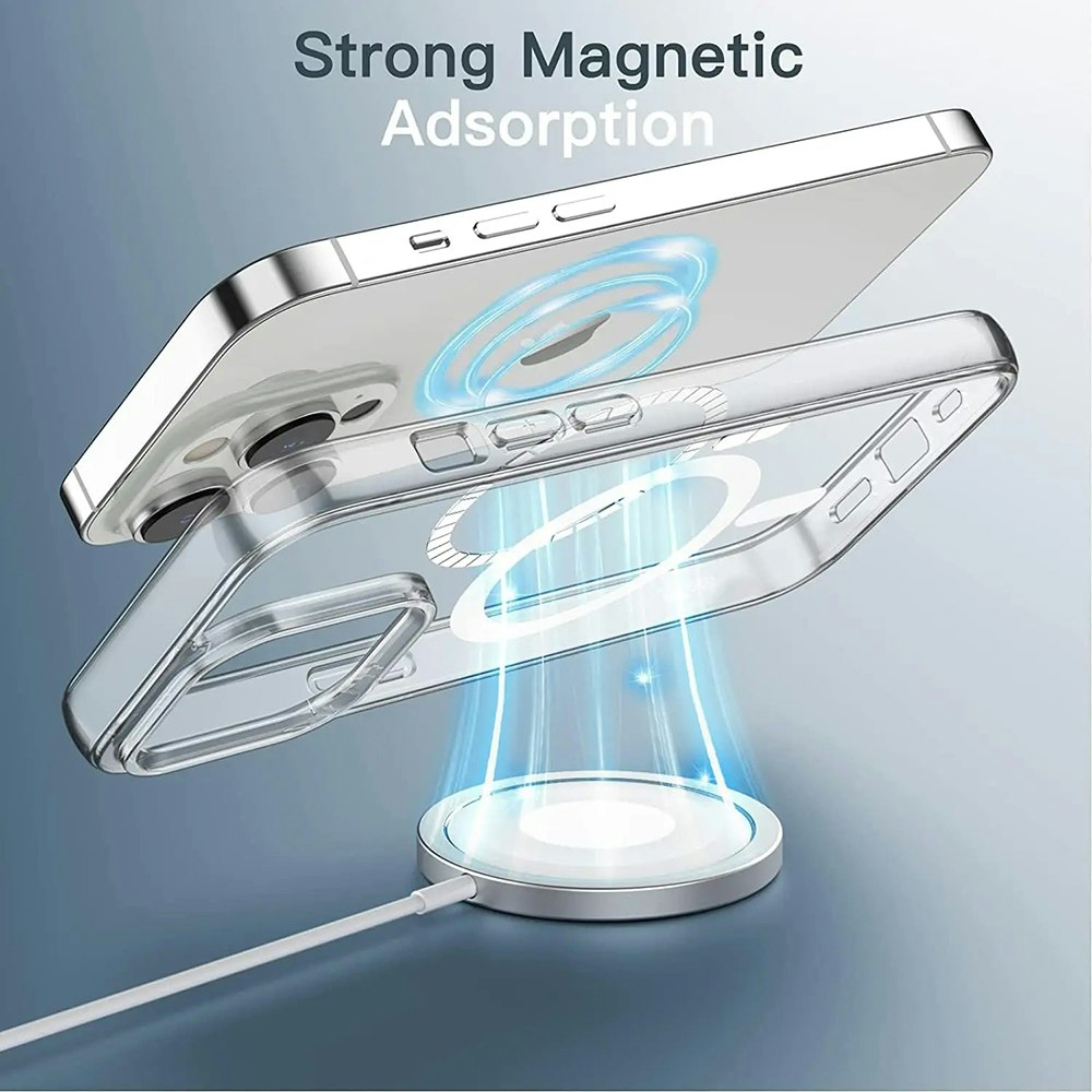 iPhone 16 Pro PC Magnetic Wireless Charging | Transparent