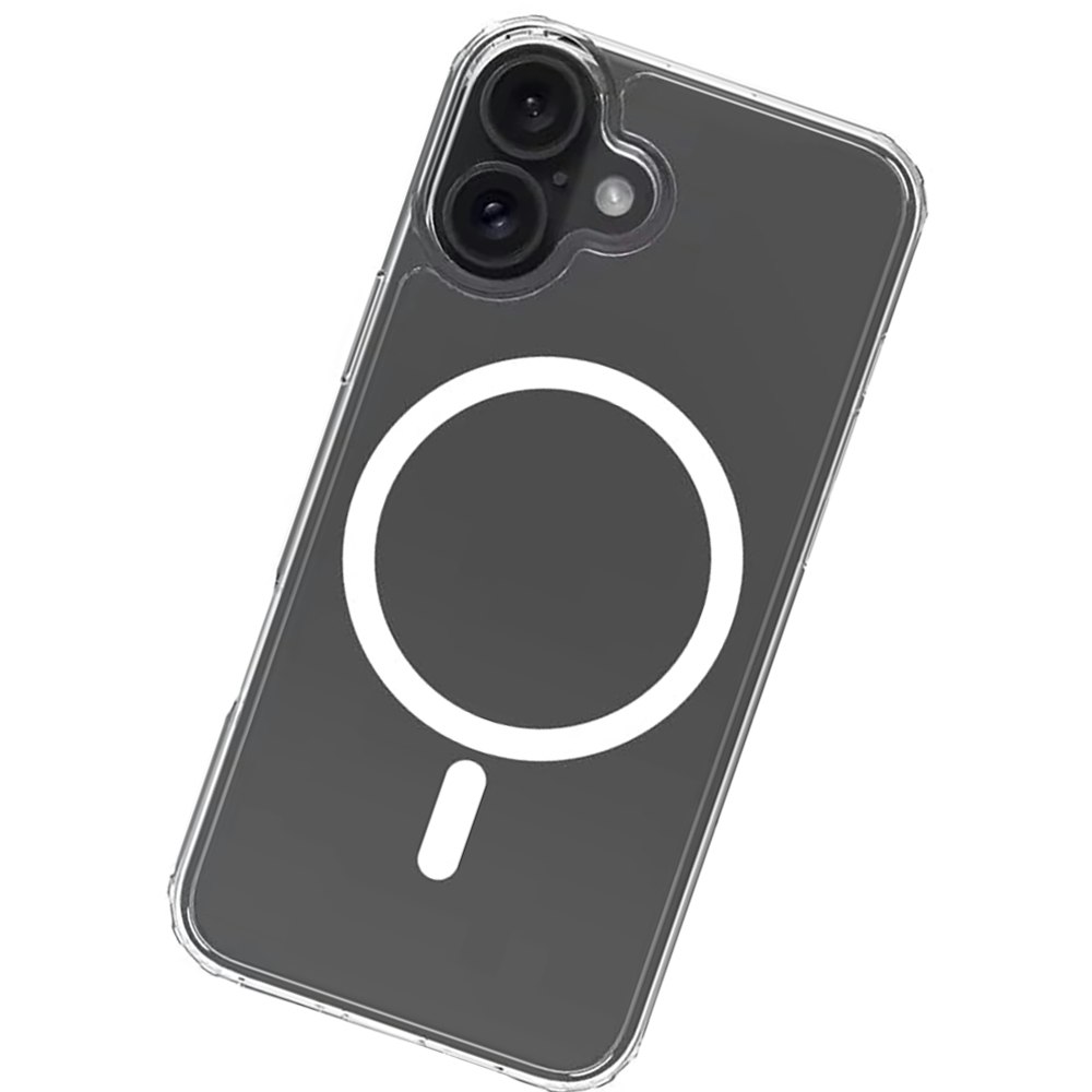 iPhone 16 PC Magnetic Wireless Charging | Transparent