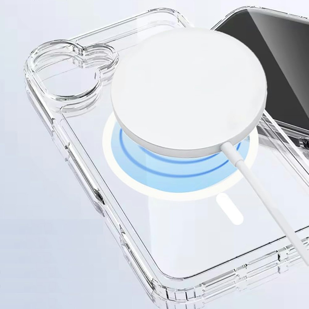 iPhone 16 PC Magnetic Wireless Charging | Transparent
