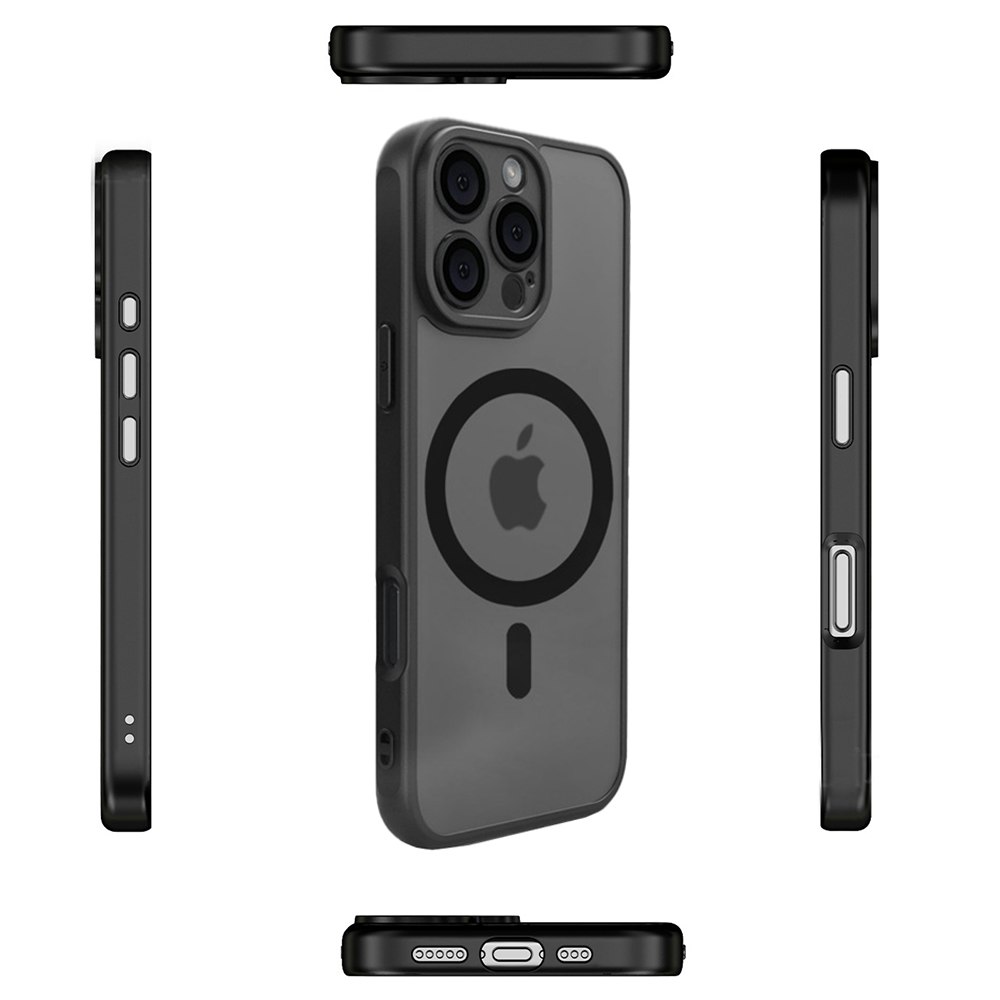 iPhone 16 Pro MagSafe silikonskal i svart färg