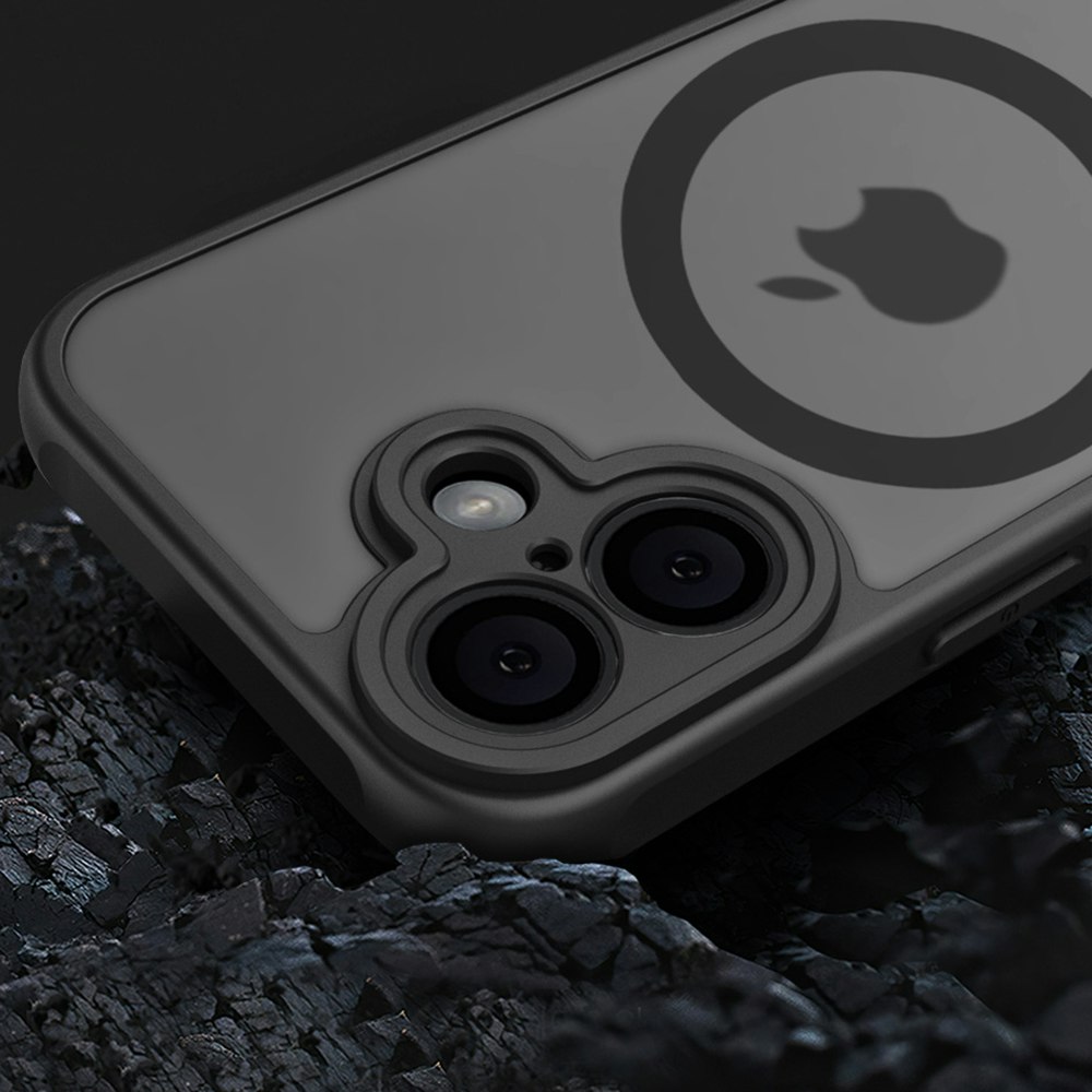 iPhone 16 MagSafe silikonskal i svart färg