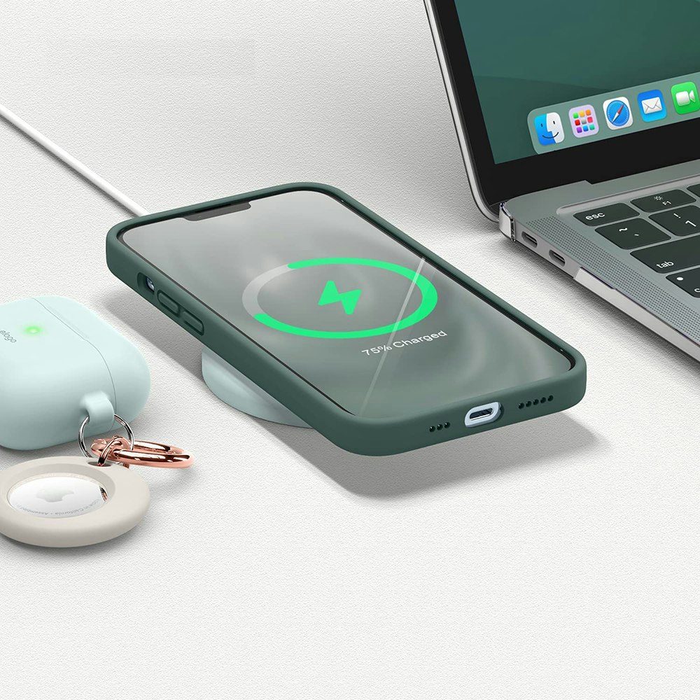 iPhone 16 Pro MC Silikonskal Green