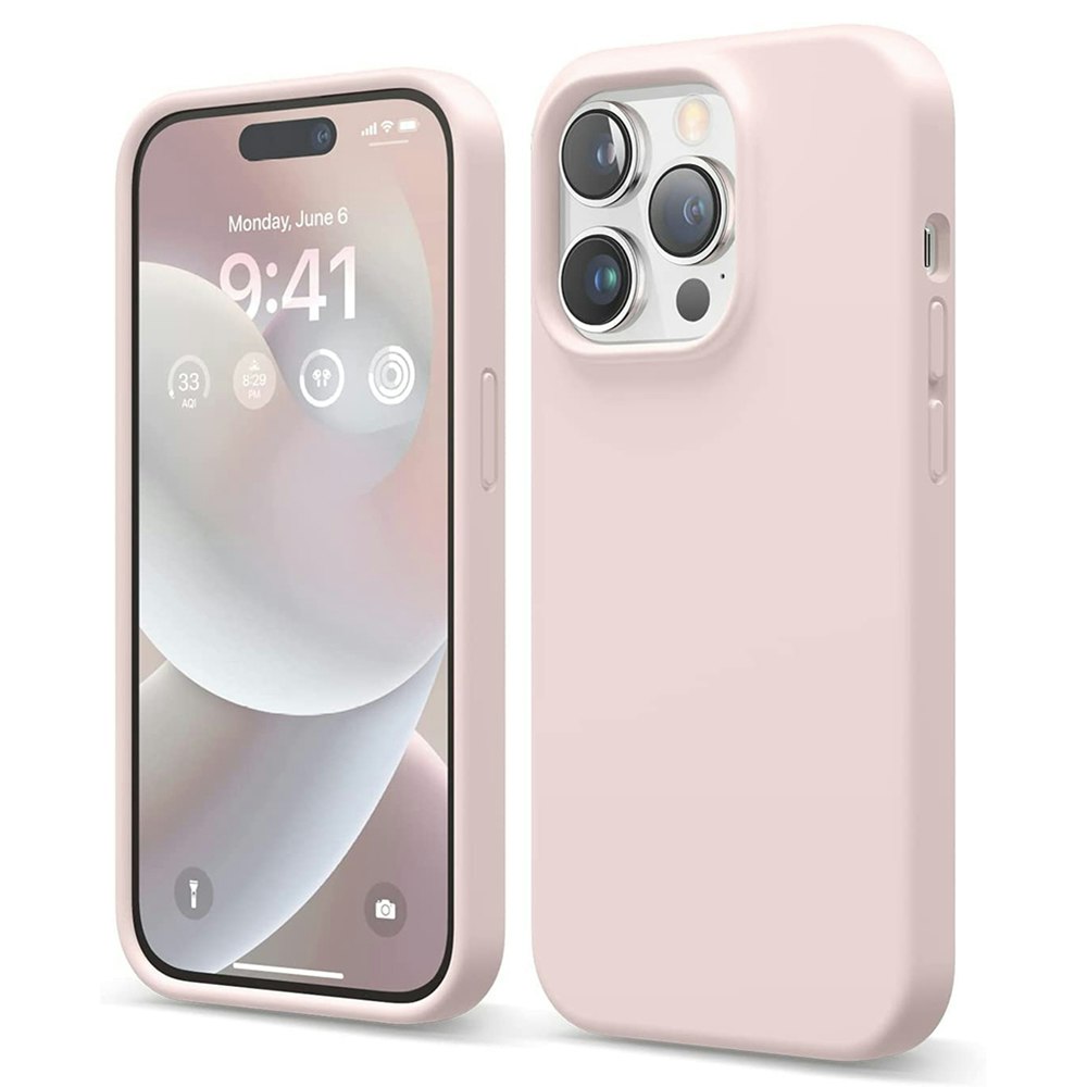 iPhone 16 Pro MC Silikonskal Blush Pink
