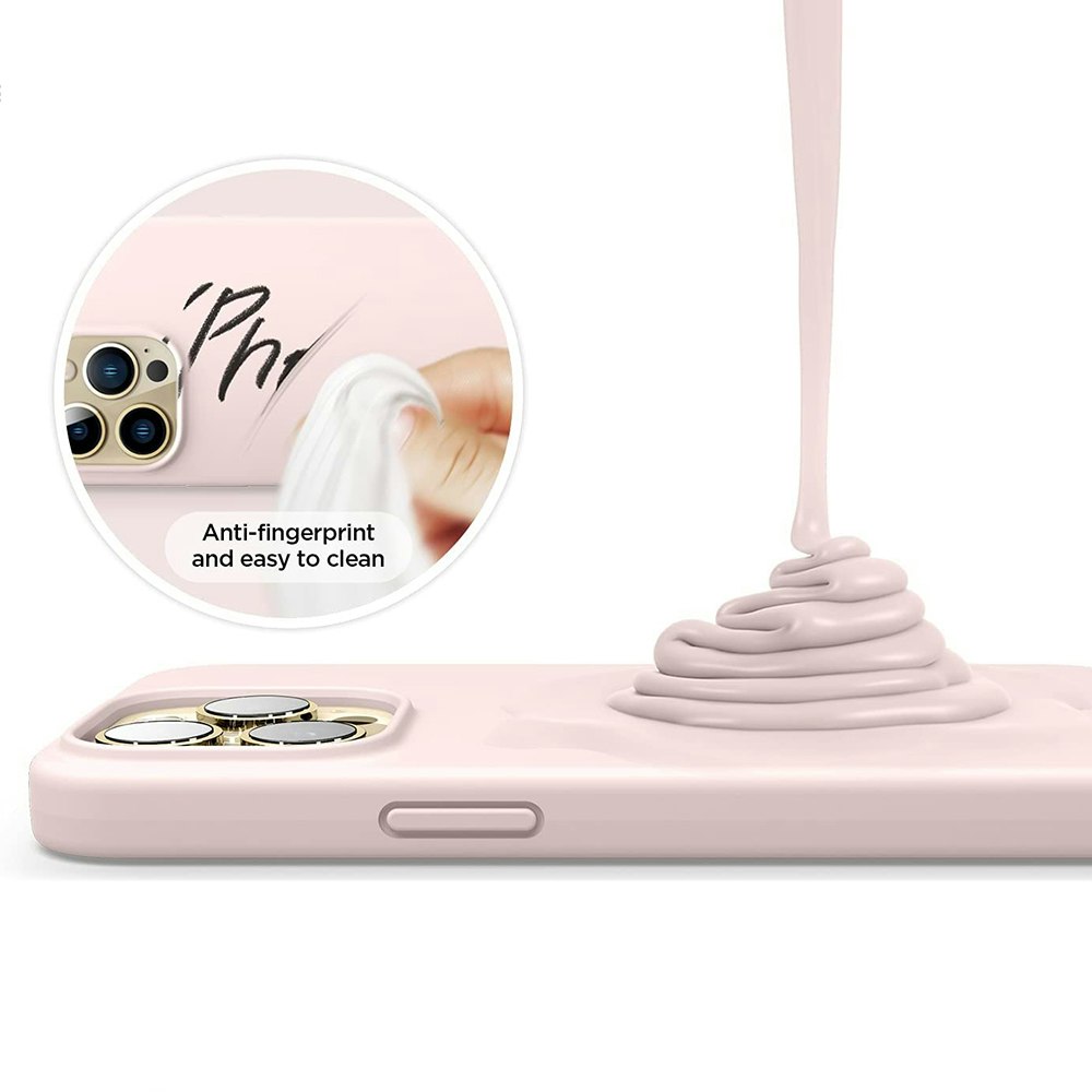 iPhone 16 Pro MC Silikonskal Blush Pink
